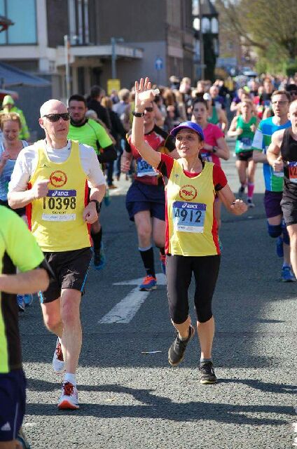 Margaret and Gordon Mcr Marathon
